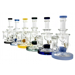 Loud Cloud - 8" Incycler W/ Matrix Perc Water Pipe - [EI-116]